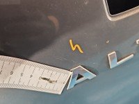 Klapa tył Seat Altea HB 5d szary LS7U Klapa tył Seat Altea HB 5d szary LS7U