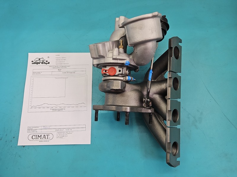 Turbosprężarka Regenerowana Vw Passat B6 2.0 TSI 200KM 53039700105, 53039880105, 06F145701D