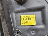 Lusterko lewe pin Citroen C1 I HB czerwony KJH 3d europa