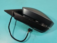 Lusterko lewe pin Skoda Kodiaq I HB 5d kolor grafitowy LF7Y europa