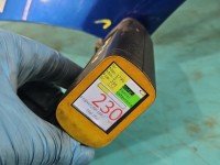 Błotnik przód lewy Renault Megane III niebieski TERNA