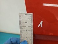 DRZWI PRZÓD PRAWE PASAŻERA Opel Corsa F 5d pomarańczowy KVH