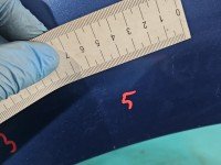 Błotnik przód lewy Dacia Sandero II 12-20 granatowy TERPK