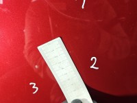 Klapa tył Dodge Caravan V 07-20 HB 5d bordowy