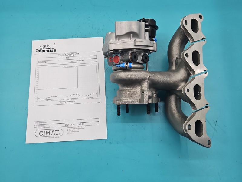 Turbosprężarka Regenerowana Vw Tiguan I 07- 1.4 TSI Cav 150KM K032074, 03C145703A, TF710085090 00317