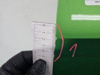 Drzwi przód lewe Skoda Fabia III 5d zielony LF6Z