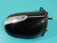 Lusterko lewe Mercedes ML W164 czarny, malowana, elektryczny, Europejska, Kod lakieru: C197, 9pin, CZARNY C197 europa