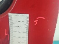 DRZWI PRZÓD LEWE KIEROWCY Vw Golf III 5d czerwony LY3D