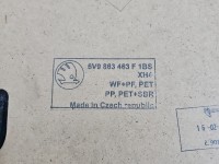 Wykładzina bagażnika podłoga Skoda Fabia III 6V9863463F