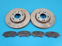 Tarcze hamulcowe przód klocki 280MM komplet Kia Ceed II 12-18 1.6 crdi