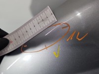 Błotnik przód lewy Fiat Grande Punto srebrny 595/A