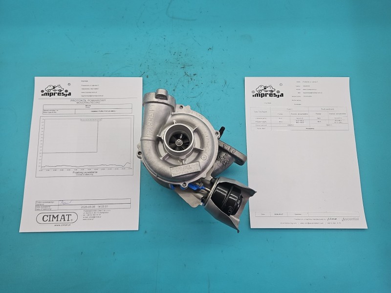 Turbosprężarka Regenerowana Ford Focus Mk2 1.6 tdci 109KM 753420-4, GT1544V, 9657571880