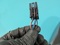 Lusterko lewe Opel Zafira A elektryczny, Europejska, pęknięta obudowa , 5pin europa
