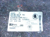 Tapicerka bagażnika lewa boczek Skoda Superb II 3T9867427B
