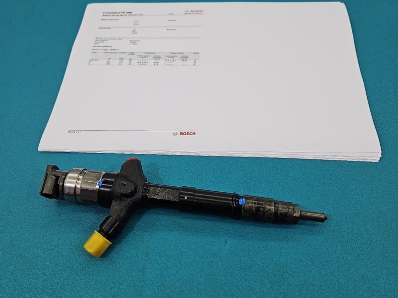 TESTOWANY Wtryskiwacz 23670-0G010 Toyota Corolla Verso II 2.0 D4D 116KM