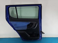 Drzwi tył lewe Skoda Fabia II HB 5d niebieski 4590