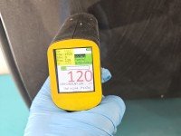 Drzwi tył lewe Peugeot 308 II T9 kombi 5d brązowy KKSD