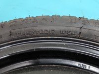 Koło zapasowe 17" dojazdowe dojazdówka Toyota Avensis III T27 5x114.3, Dunlop, 145 mm, Profil opony: 70, Rok produkcji opon:...