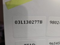 Wtryskiwacz Skoda Rapid 03L130277B 1.6 tdi (CAYB)