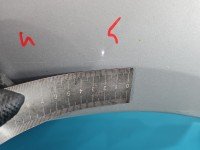 Błotnik przód lewy Ford Mondeo Mk4 srebrny 66
