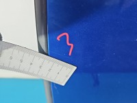 Drzwi tył lewe Skoda Octavia III HB 5d niebieski LF5W/8X8X