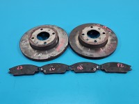 Tarcze hamulcowe przód klocki z klockami 240/19mm Fiat Panda II 1.1 8V