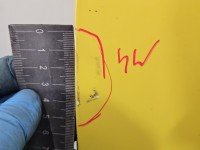 DRZWI PRZÓD LEWE KIEROWCY Peugeot 107 3d żółty KBL