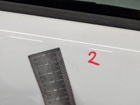 Drzwi tył prawe Land rover Discovery Sport 14- L550 HB 5d biały LRC867 Exterior Paint - Fuji White
