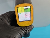 Drzwi tył lewe MERCEDES W176 HB 5d POLAR SILVER - METALLIC PAINT (761U)