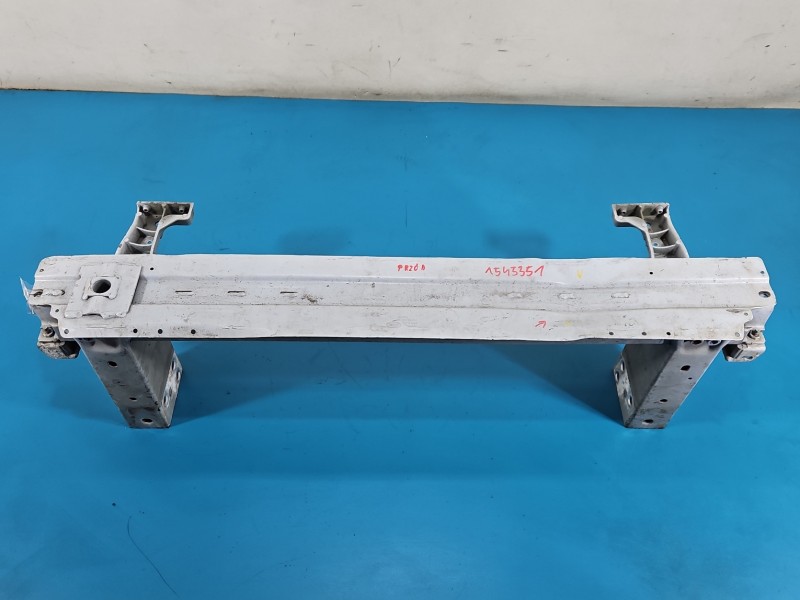 Wzmocnienie zderzaka przód belka Jaguar XE X760 Jaguar, Europejska, Kod lakieru: NER, Zagięte biały NER przednie biały NER