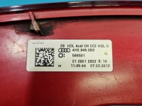 Lampa tył lewa AUDI A8 D4 4H sedan EUROPA