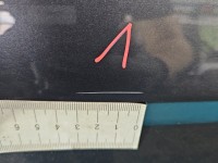 Drzwi tył lewe Mercedes W204 sedan 4d C755