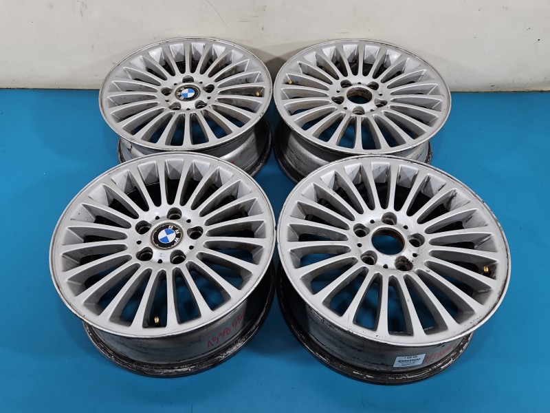 alufelgi felgi 17" komplet Bmw e46 R17 Szerokość felgi: 7.0", Rozstaw śrub: 5x120, Odsadzenie (ET): 47, Producent felg: BMW,...