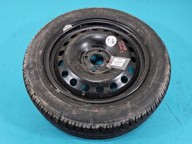 Koło zapasowe 16" dojazdowe dojazdówka Renault Scenic II Rozstaw śrub: 4x100, Michelin, 205 mm, Profil opony: 55, 205/55 R16...