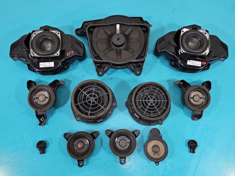 Głośniki komplet AUDI A8 D4 4H 4H0035297, 4H1035402A, 4H0035397 Głośniki komplet AUDI A8 D4 4H 4H0035297, 4H1035402A, 4H0035397
