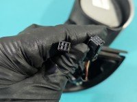 Lusterko lewe pin Peugeot 1007 HB srebrny EZR 3d europa
