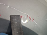 Błotnik przód prawy Chevrolet Cruze srebrny