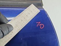 Drzwi tył prawe Nissan Almera N16 HB 5d granatowy