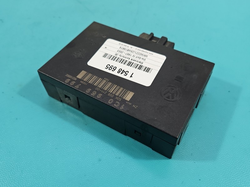 Sterownik moduł komfortu Vw Golf IV 1C0959799, 5DK008211-00 Volkswagen, pęknięta obudowa