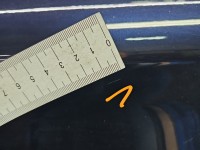 Drzwi tył prawe Bmw f10 f11 sedan 4d A89 Imperialblau Brillanteffekt Metallic