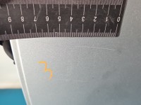 Drzwi tył lewe Kia Carens III 06-13 HB 5d srebrny 7S