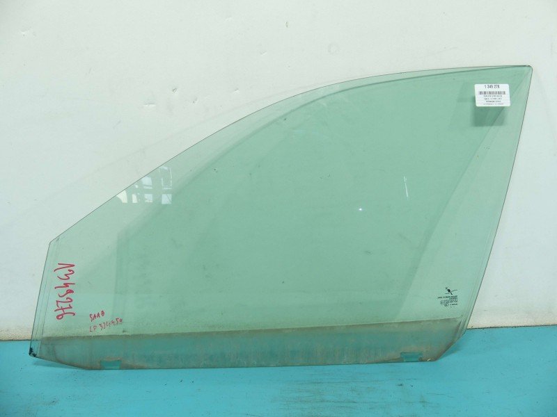 Szyba drzwi przód lewa Saab 9-3 II sedan