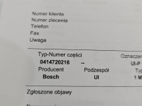 testowany Pompowtryskiwacz 1.9 TDI AVF 0414720216, 038130073BA