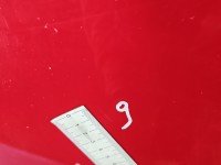 Maska przednia Audi A4 B7 czerwony LY3J