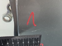 Drzwi tył lewe Ford Focus Mk1 HB 5d srebrny 08