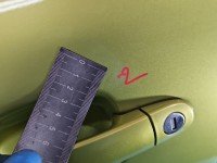 Drzwi przód lewe Seat Ibiza IV 6J 3d seledynowy LS1T