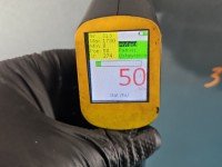 DRZWI PRZÓD LEWE KIEROWCY Toyota Yaris II 5d srebrny 1F8