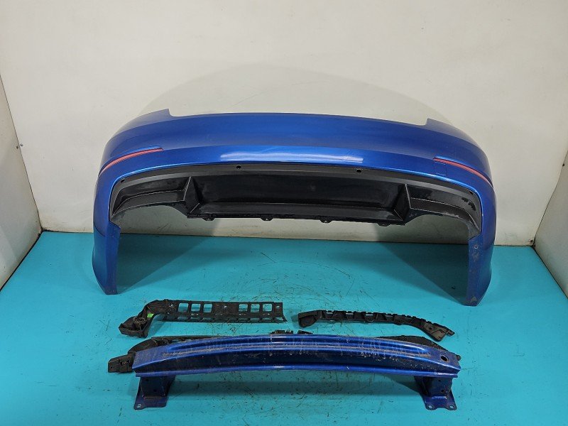 Zderzak tył Skoda Octavia III niebieski LF5W/8X8X HB