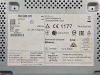 Radio fabryczne Skoda Fabia III 6V0035871 radioodtwarzacz
