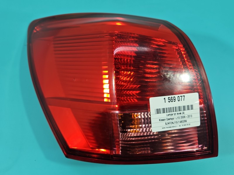 Lampa tył lewa Nissan Qashqai I J10 06-13 HB EUROPA